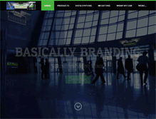 Tablet Screenshot of basicallybranding.co.za